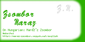 zsombor maraz business card